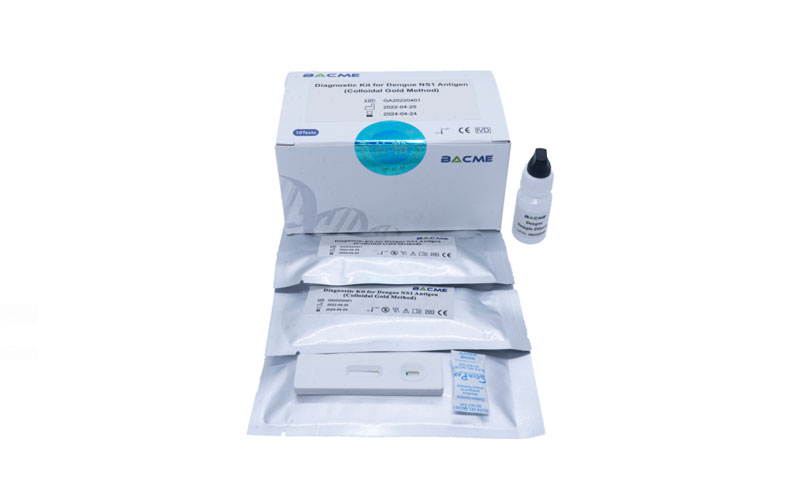 Diagnostic Kit for Dengue NS1 Antigen （Colloidal Gold Method）